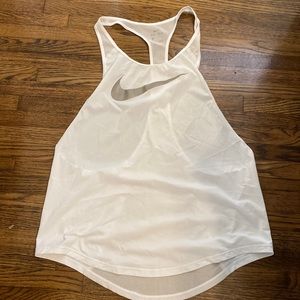 White Nike tank top